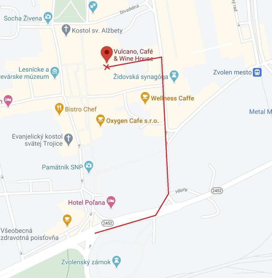 Apartman Vulcano Zvolen Εξωτερικό φωτογραφία